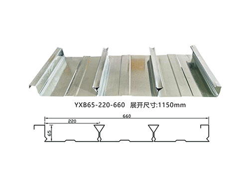 西宁YXB65-220-660闭口楼承板